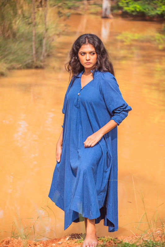 Indigo O/s dress