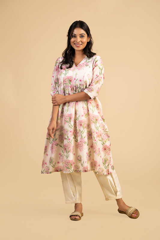 Hyderangea Kurta Set
