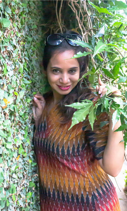 Anika Ikat A Line Shift Dress