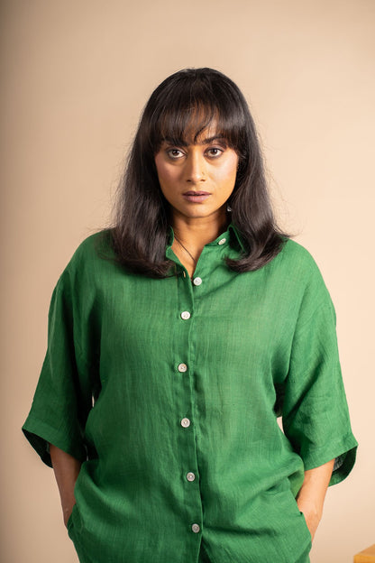 Emerald Linen co ord set