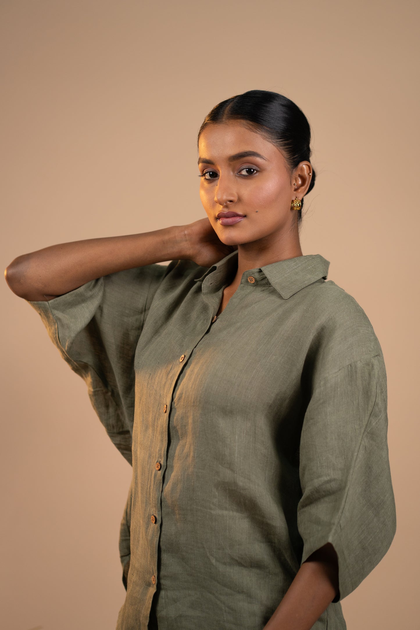 Olive Linen co ord set