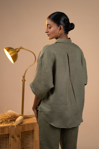 Olive Linen co ord set