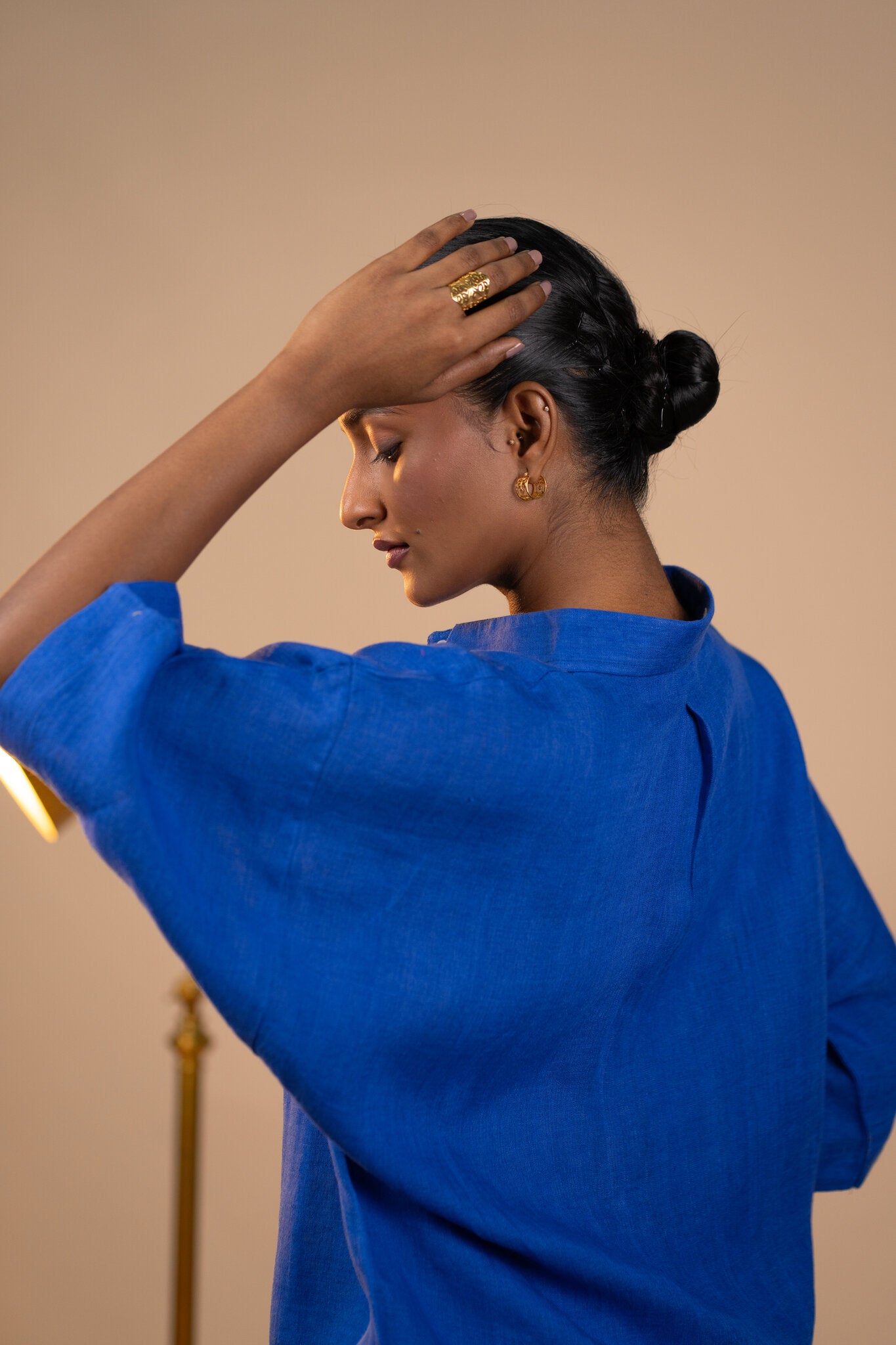 Blue Linen co ord set