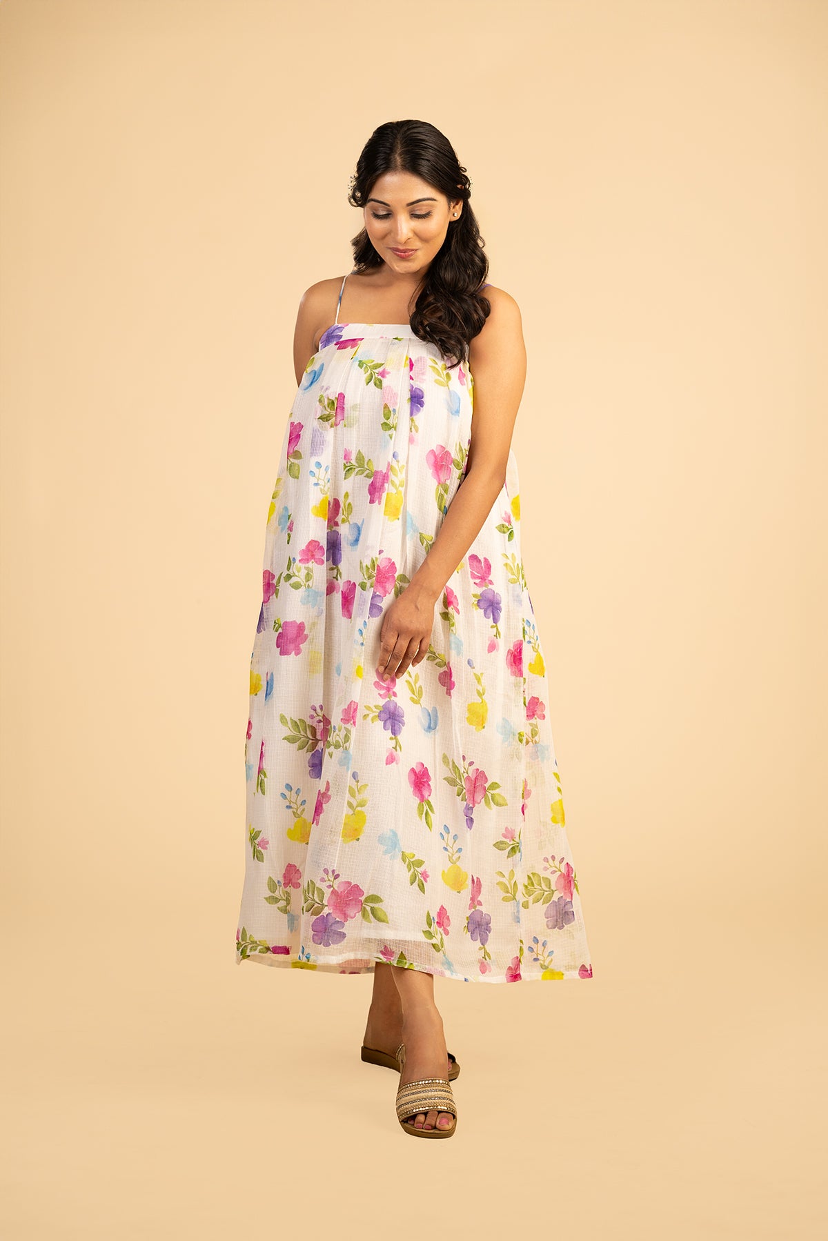 Periwinkle Noodle Strap Dress