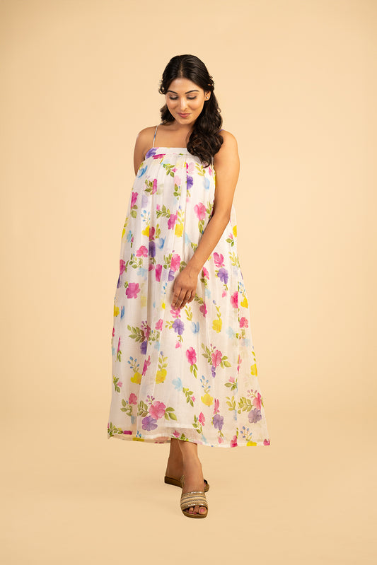 Periwinkle Noodle Strap Dress