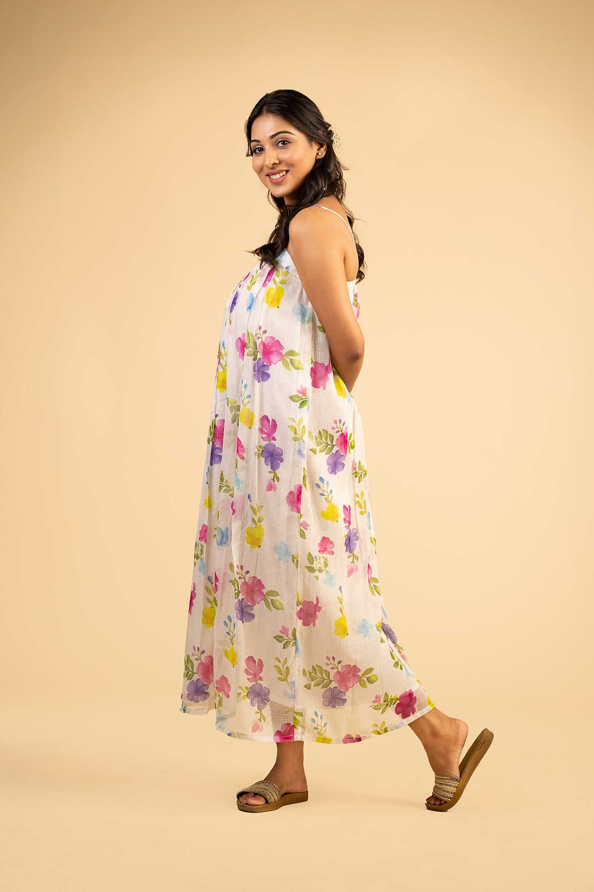 Periwinkle Noodle Strap Dress