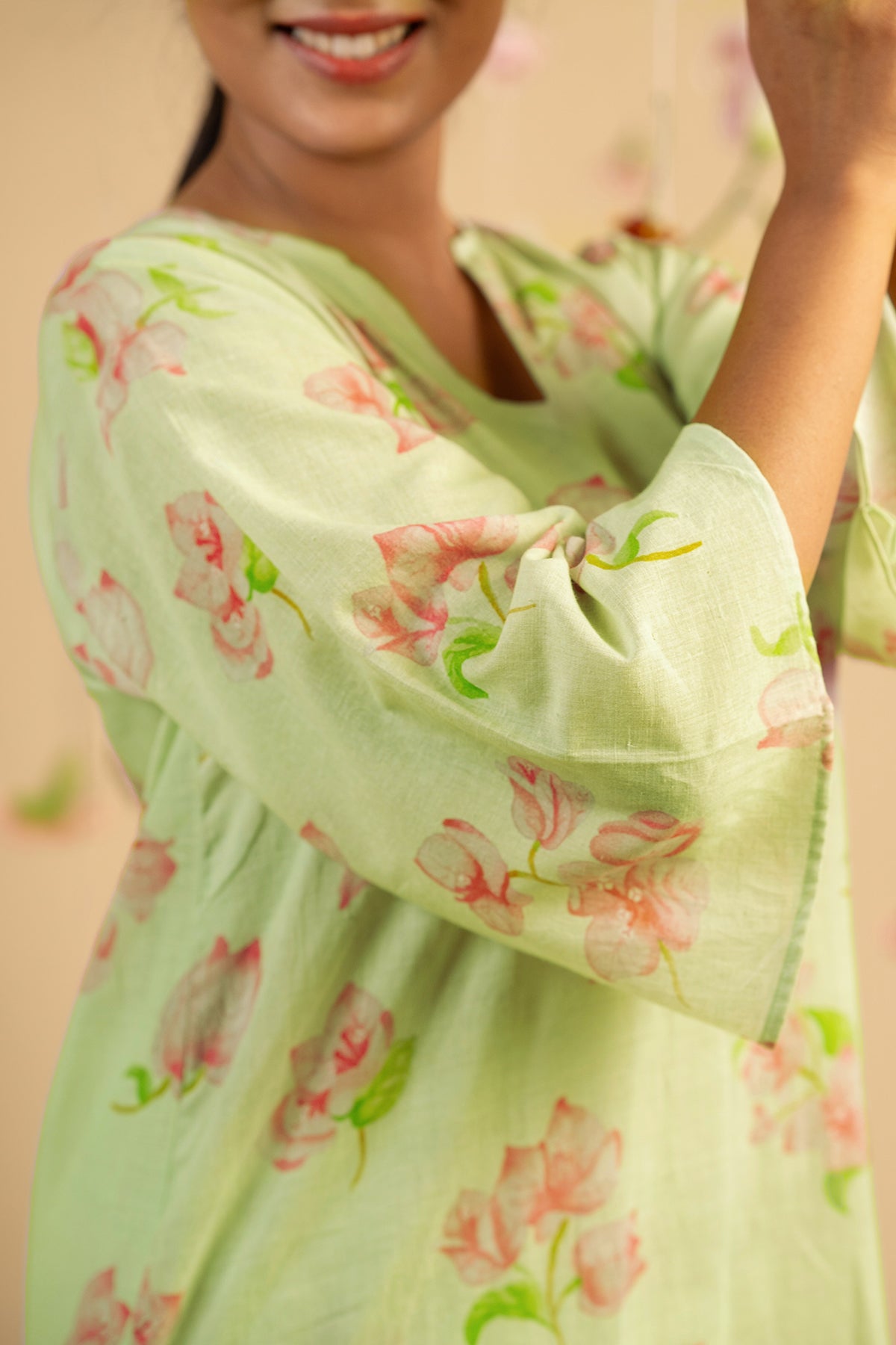 Sage Green Bougainville Kurta Set