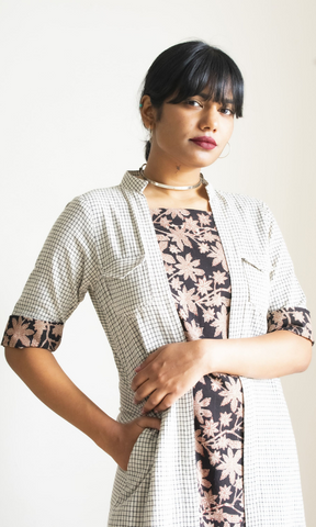 Eclectic Dress Kotpad Malkha Fusion