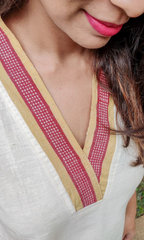 Malkha A Line Selvedge Dress 