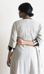 Double Ikat-Kotpad Shirt Dress
