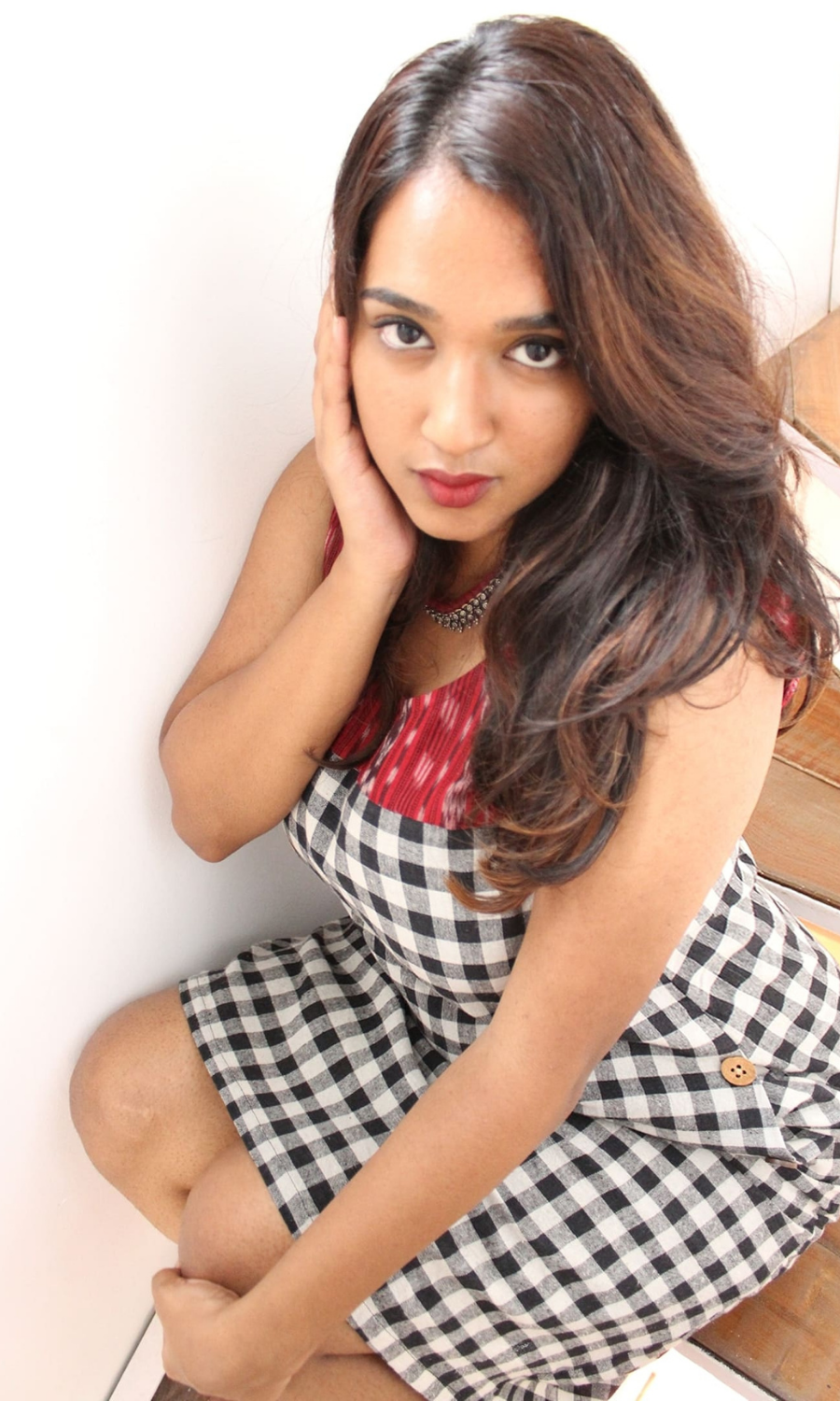 Nysa Kotpad Dress with Ikat yoke
