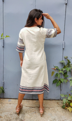 Malkha A Line Selvedge Dress