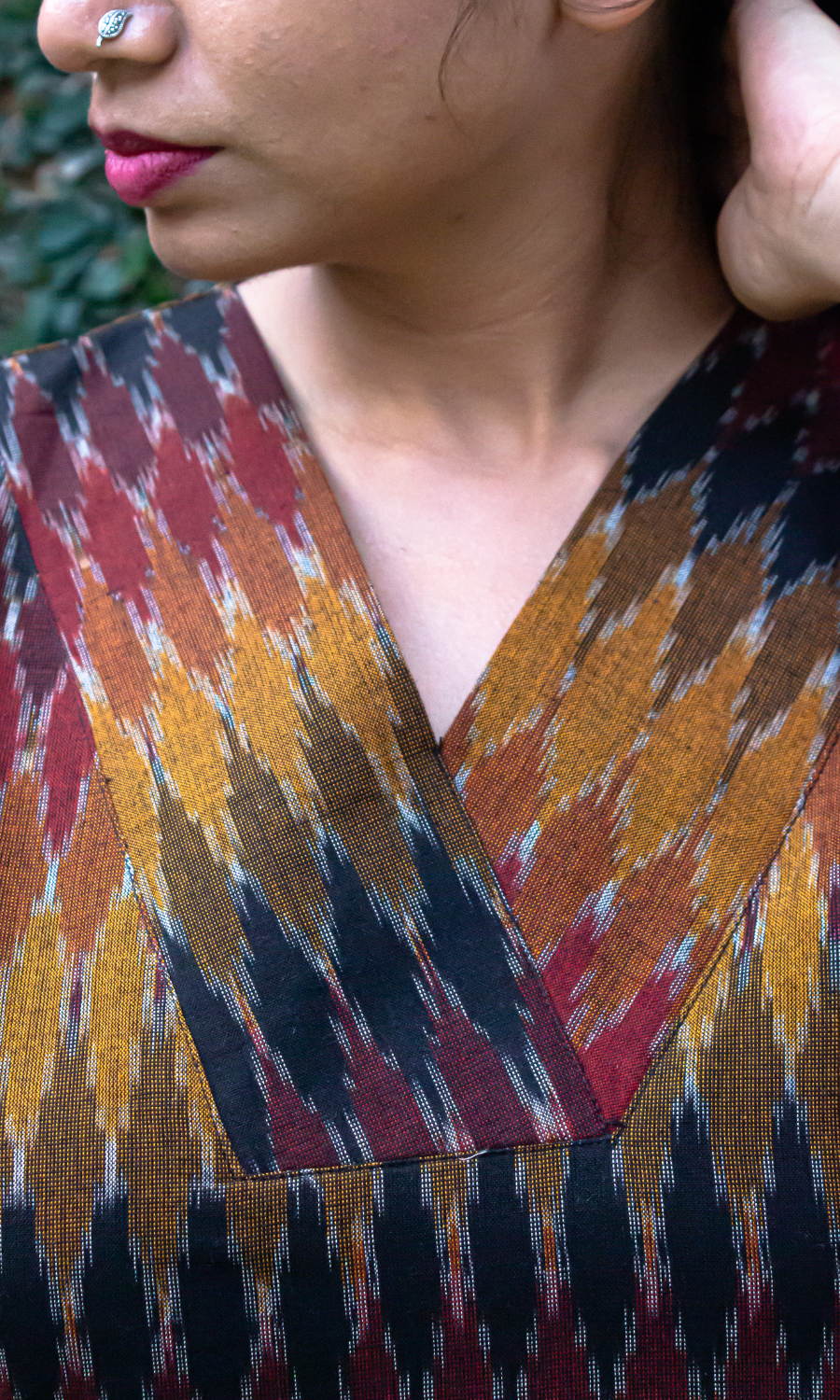 Anika Ikat A Line Shift Dress