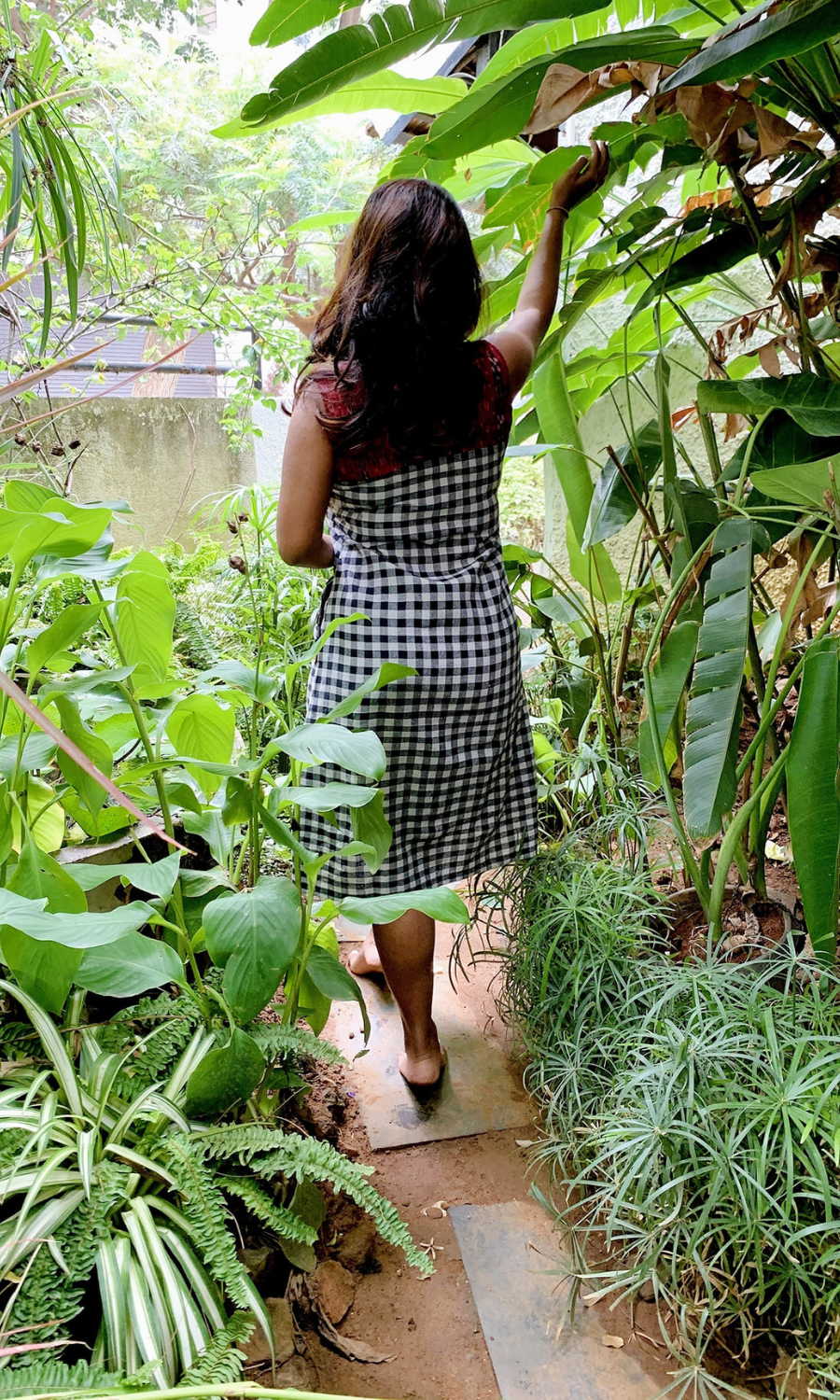 Nysa Kotpad Dress with Ikat yoke