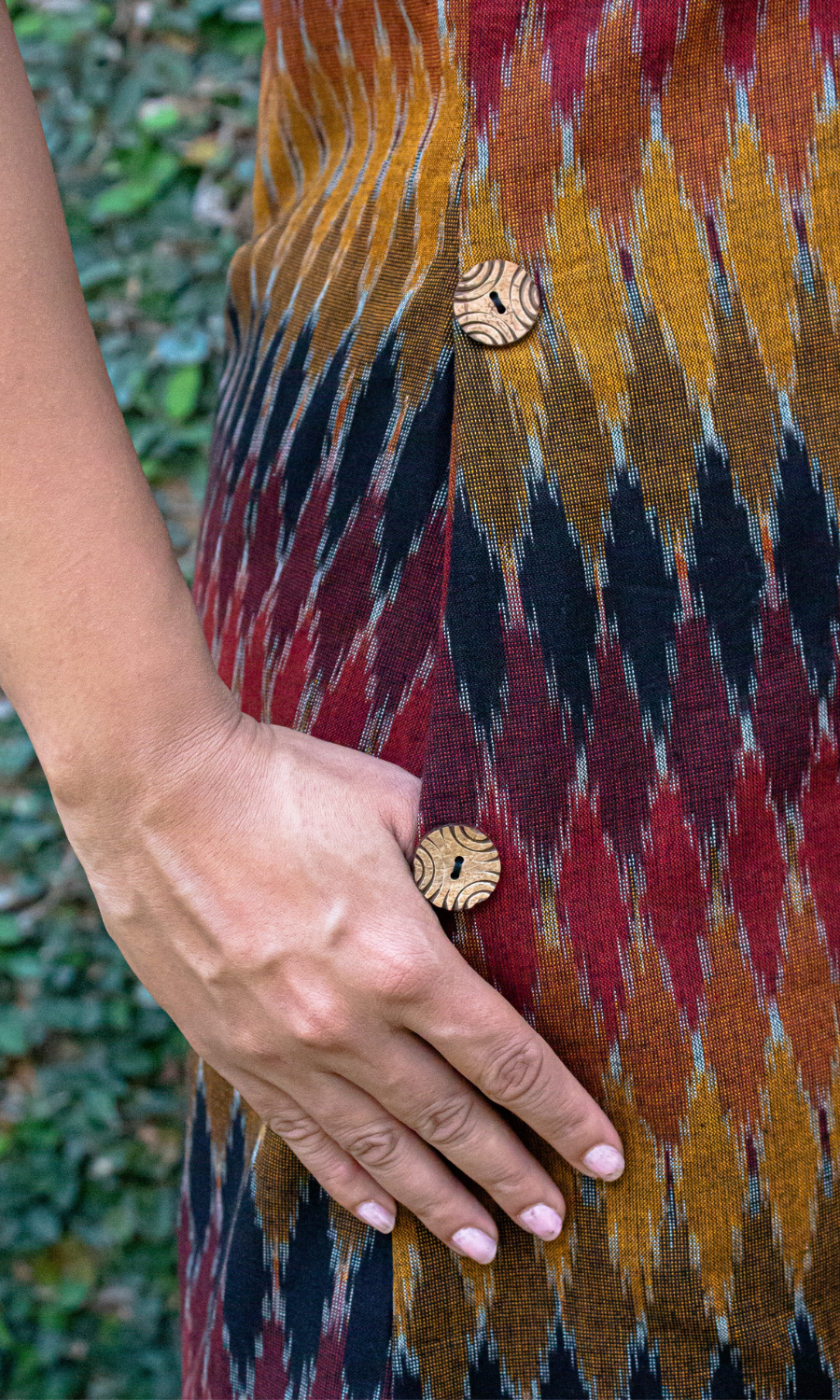 Anika Ikat A Line Shift Dress