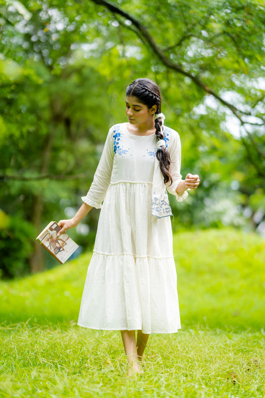 Kakoli Floral Embroidered Dress