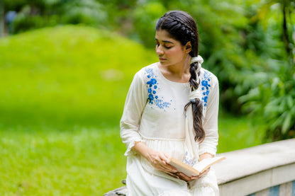 Kakoli Floral Embroidered Dress