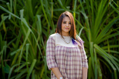 maroon and black checks with yoke kotpad dress